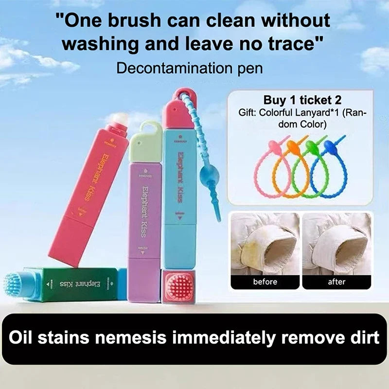 White Clothes Stain Remover Pen – Portable Degreasing Pen Stain Remover Pen Qme
