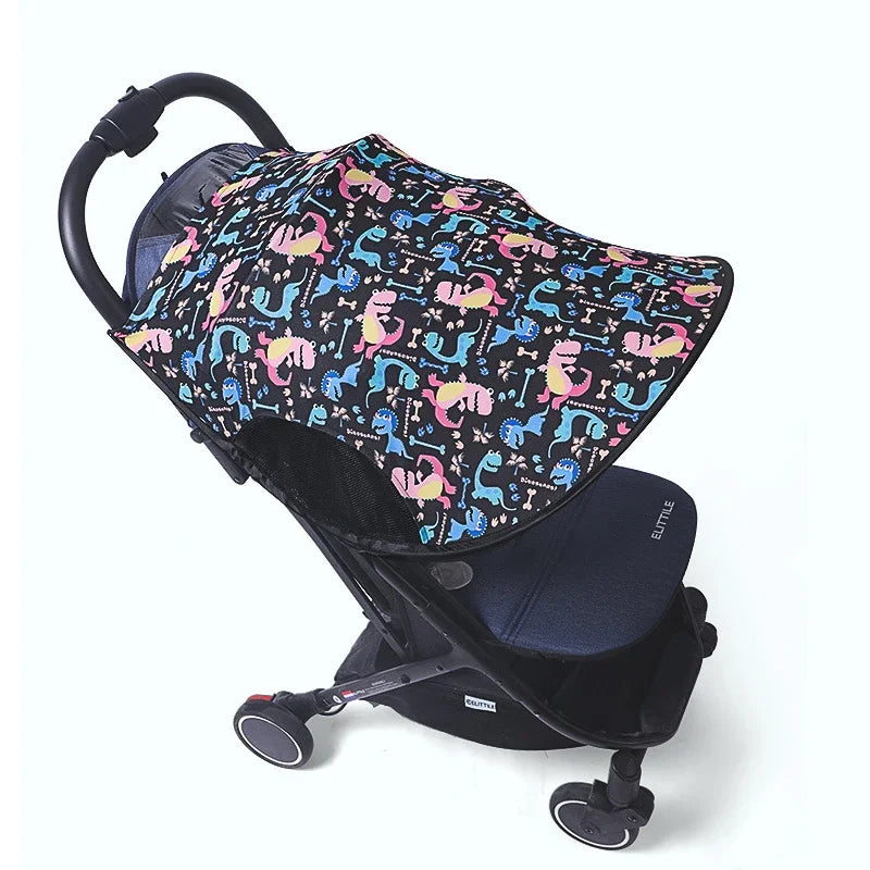 Universal Stroller Sunshade Cover – UV Protection Canopy Stroller Sun Shade Qst