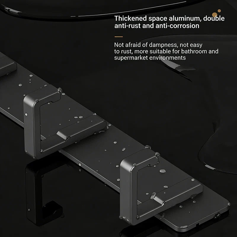 Aluminum Alloy Adhesive Wall Hook – No-Drill Gym & Home Adhesive Wall Hook Qme