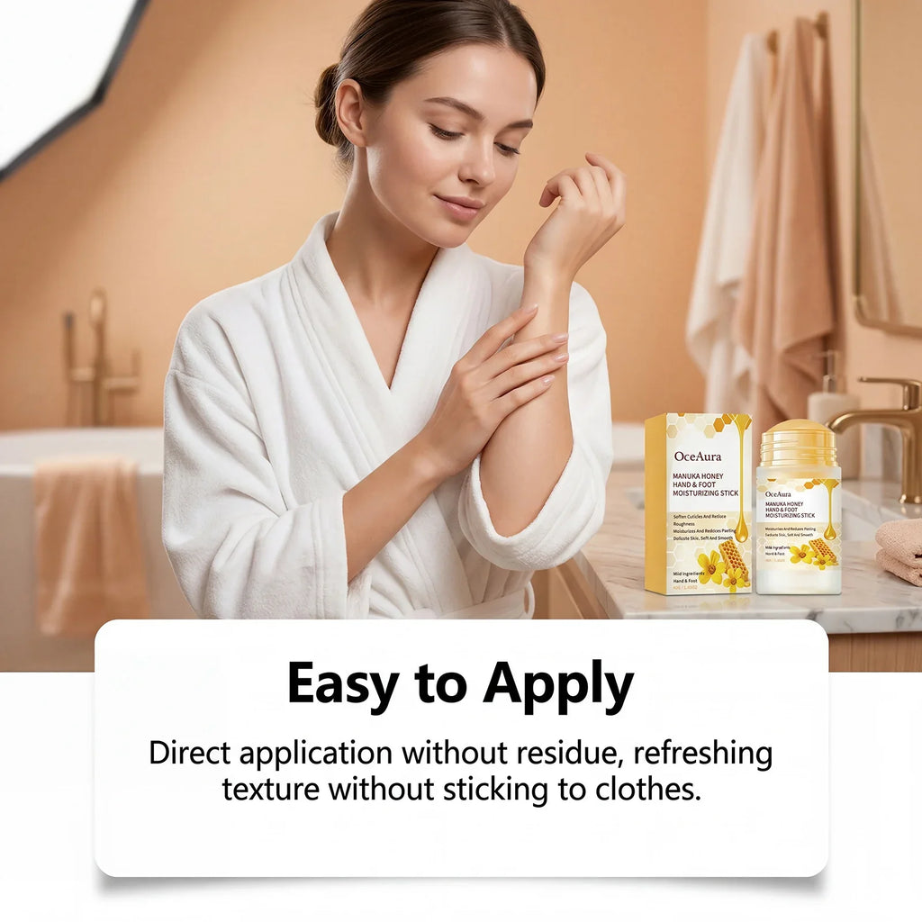Oceaura Manuka Honey Moisturizing Stick – Hands, Feet & Skin Body Moisturizer Stick Qme