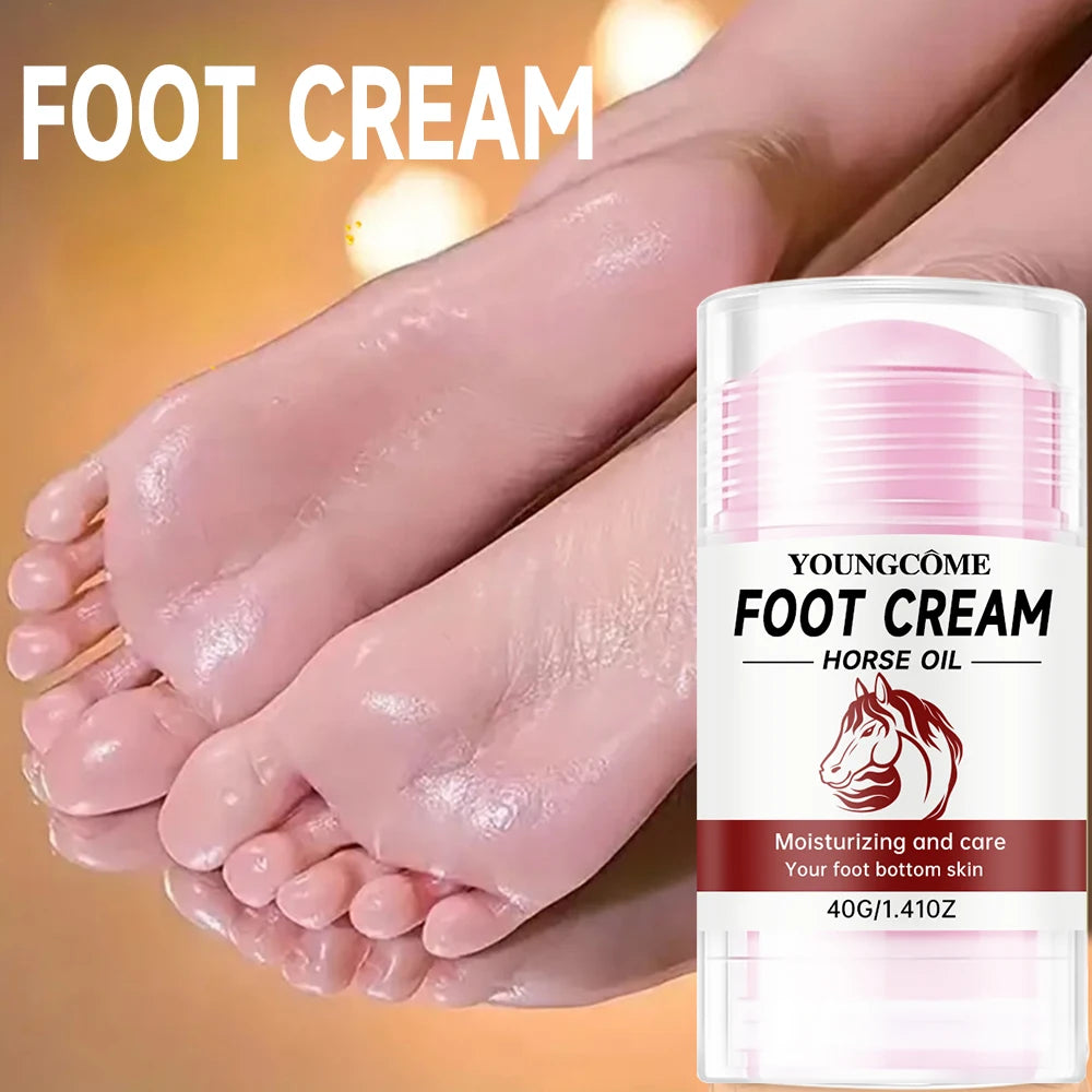 YOUNGCOME Horse Oil Foot Cream – Deep Moisture & Smooth Skin Foot Cream Qst