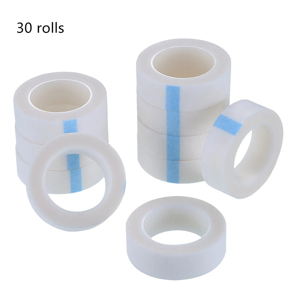 Eyelash Extension Isolation Tape – Lint-Free Breathable Rolls Eyelash Extension Tape Qme 30 rolls