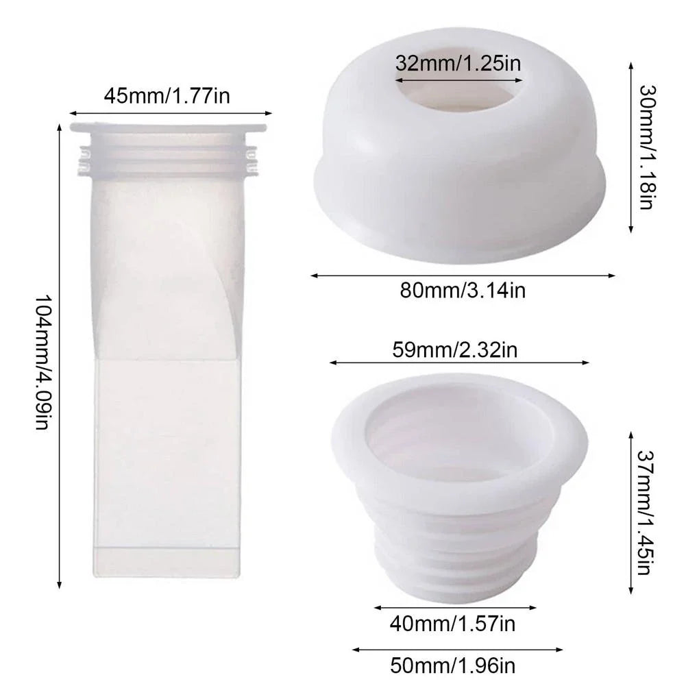 Silicone Floor Drain Cover & Sink Sealing Ring – Anti-Odor Floor Drain Cover Qme