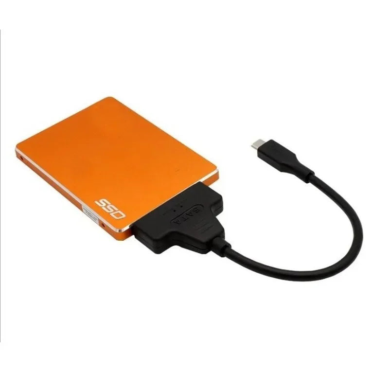 SATA to USB-C 3.1 Adapter Cable for 2.5" SSD & HDD – 22-Pin SATA USB Adapter Cable Qme