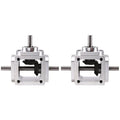 A02F-2X 90° Right Angle Bevel Gearbox – Aluminum, Single Shaft Right Angle Gearbox Qme Default Title