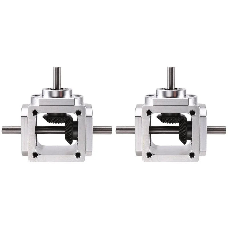 A02F-2X 90° Right Angle Bevel Gearbox – Aluminum, Single Shaft Right Angle Gearbox Qme Default Title
