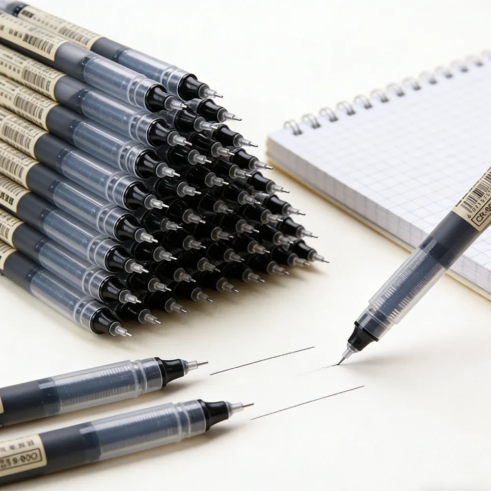 20-Color Liquid Ink Rollerball Gel Pens – Quick-Drying Set Rollerball Gel Pen Set Qme
