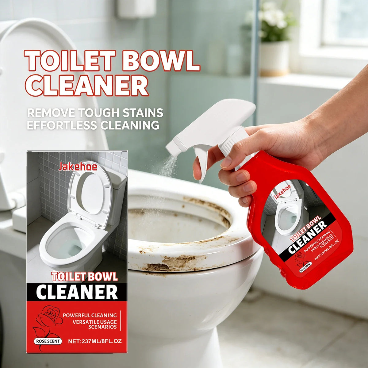 Toilet Bowl Cleaning Spray – Scale Remover & Odor Control Toilet Bowl Cleaner Qme
