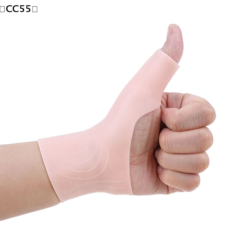 Silicone Gel Wrist & Thumb Support Gloves – 1 Pair (CC55) Wrist Support Gloves Qst