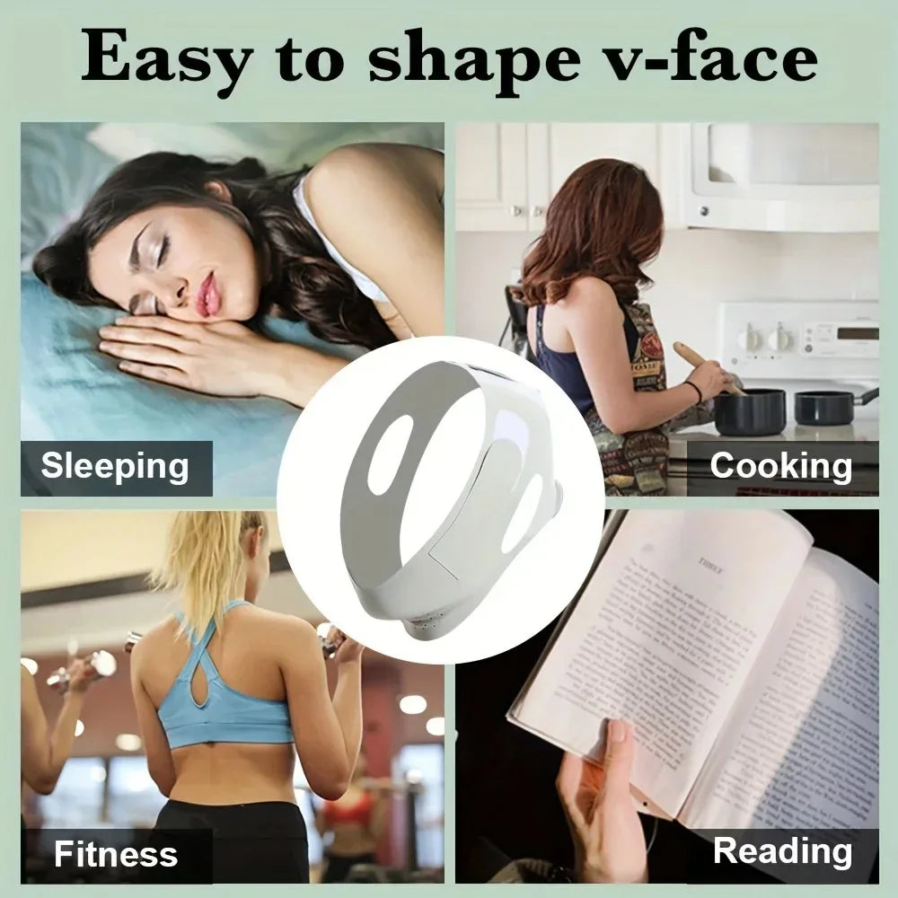 V Line Face Slimming Bandage – Chin & Cheek Lift Shaper Facial Shaping Bandage Qme