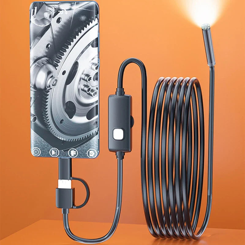 Mini USB Type-C Borescope Inspection Camera for Android Borescope Inspection Camera Qme