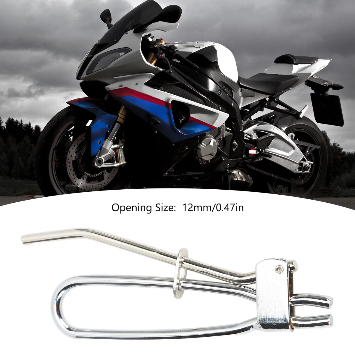 Fluid Hose Clamp Tool – Chrome 12mm Rounded Jaw for ATVs Hose Clamp Tool Qst