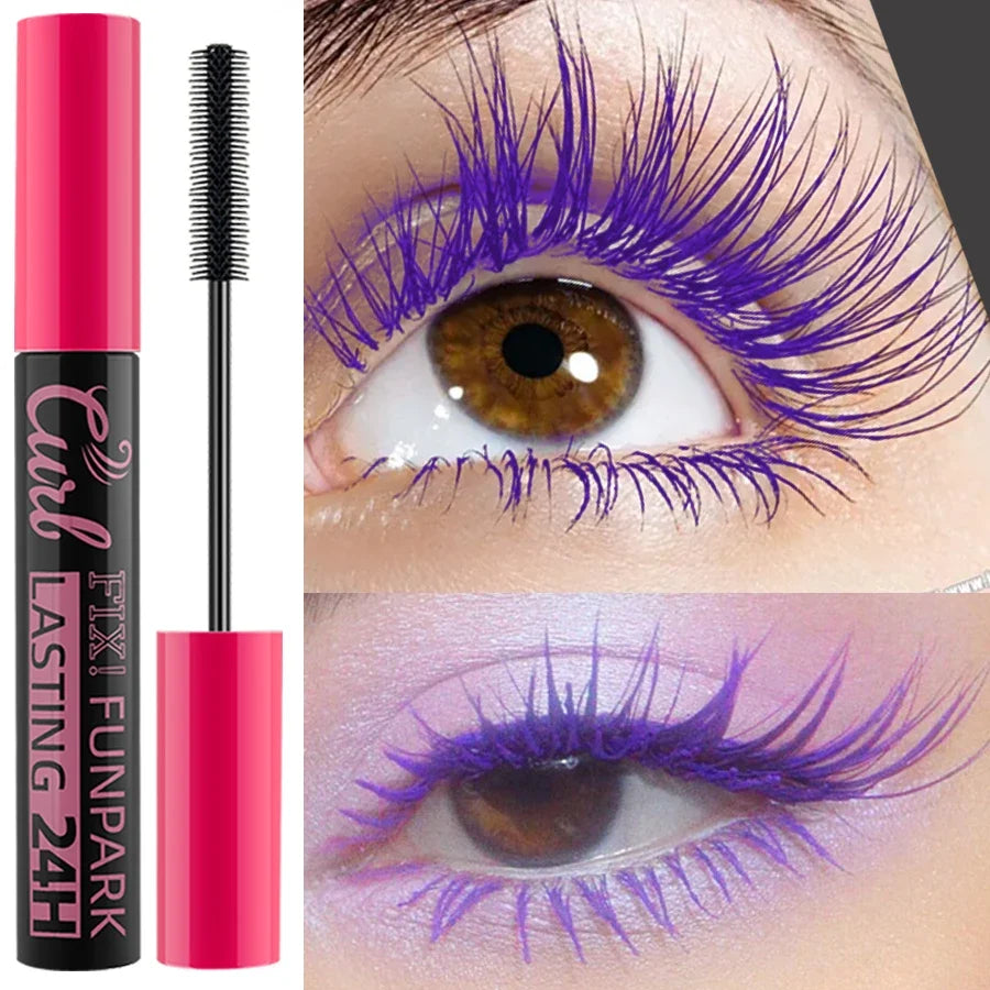Waterproof Curling Mascara – Thick & Long-Lasting | 9 Colors Waterproof Mascara Qme