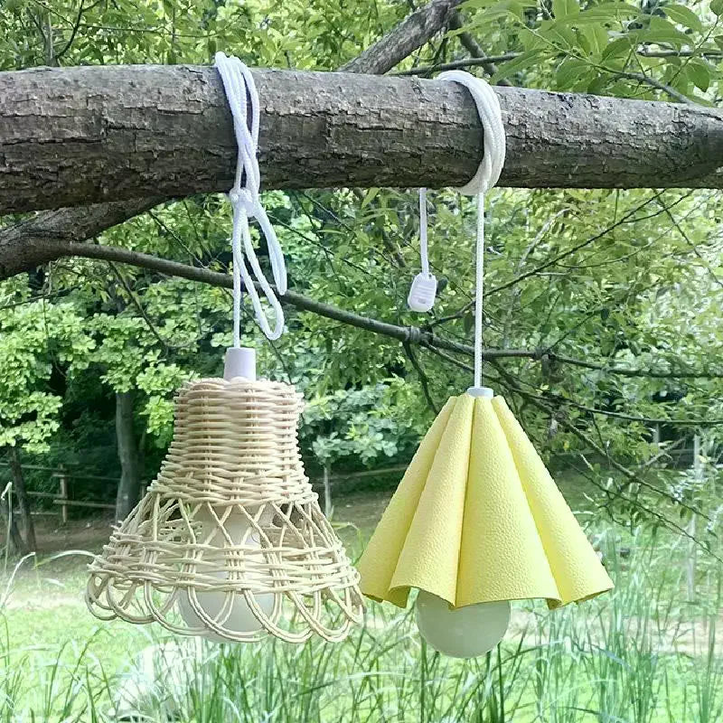 Waterproof PU Leather LED Lampshade Cover | Garden Path Light Lampshade Cover Qme