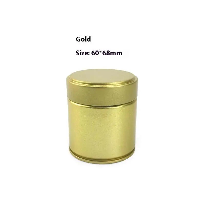 Mini Tinplate Matcha Powder Tin – Airtight Sealed Spice Jar Airtight Storage Tin Qme A4