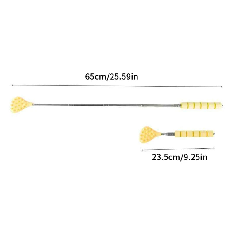 Extendable Cactus Back Scratcher – Retractable Massage Stick Back Scratcher Qst