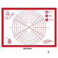 Silicone Baking Mat & Kneading Pad – Non-Stick Dough Mat Silicone Baking Mat Qme F