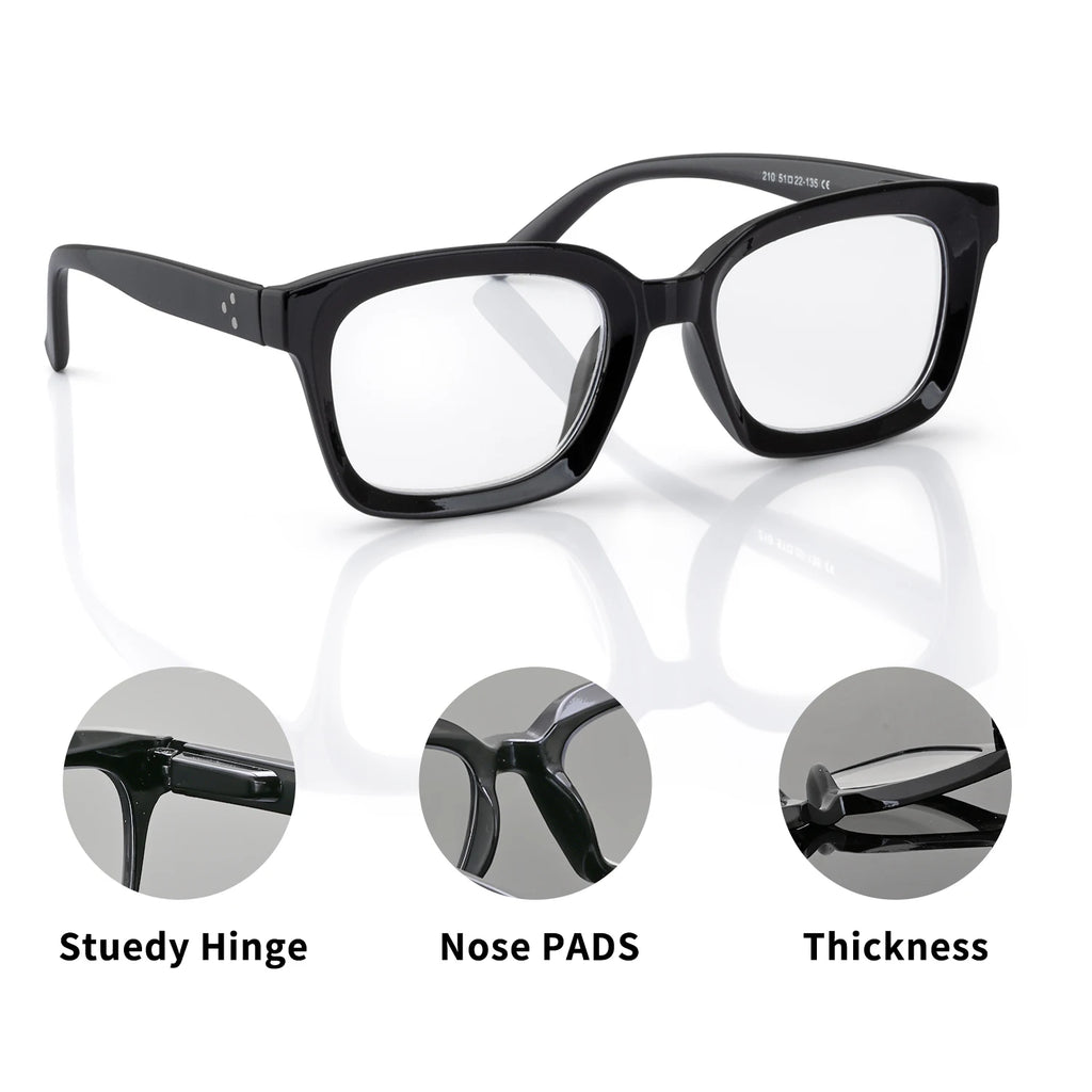 VOPHA Progressive Blue Light Blocking Reading Glasses +1.0–+3.0 Progressive Reading Glasses Qst
