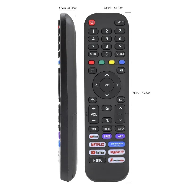 Universal Remote for Hisense Smart 4K UHD Android TV TV Remote Control Qme