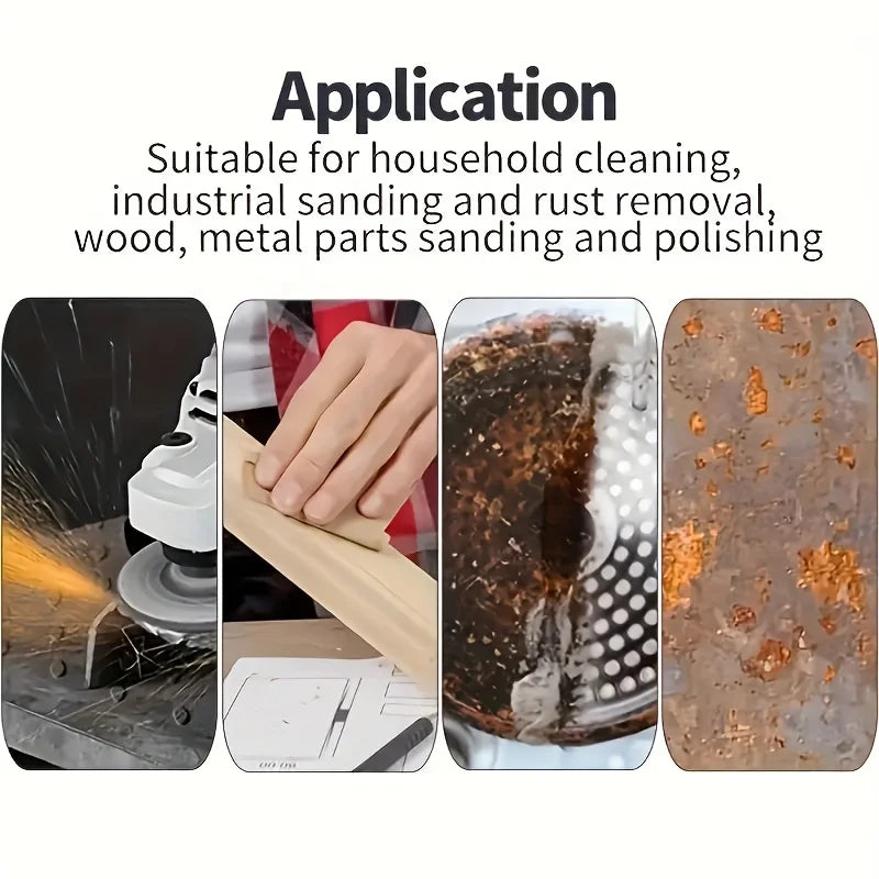 3-Piece Sanding Sponge Block Set – Coarse, Medium & Fine Grit Sanding Sponge Block Qme