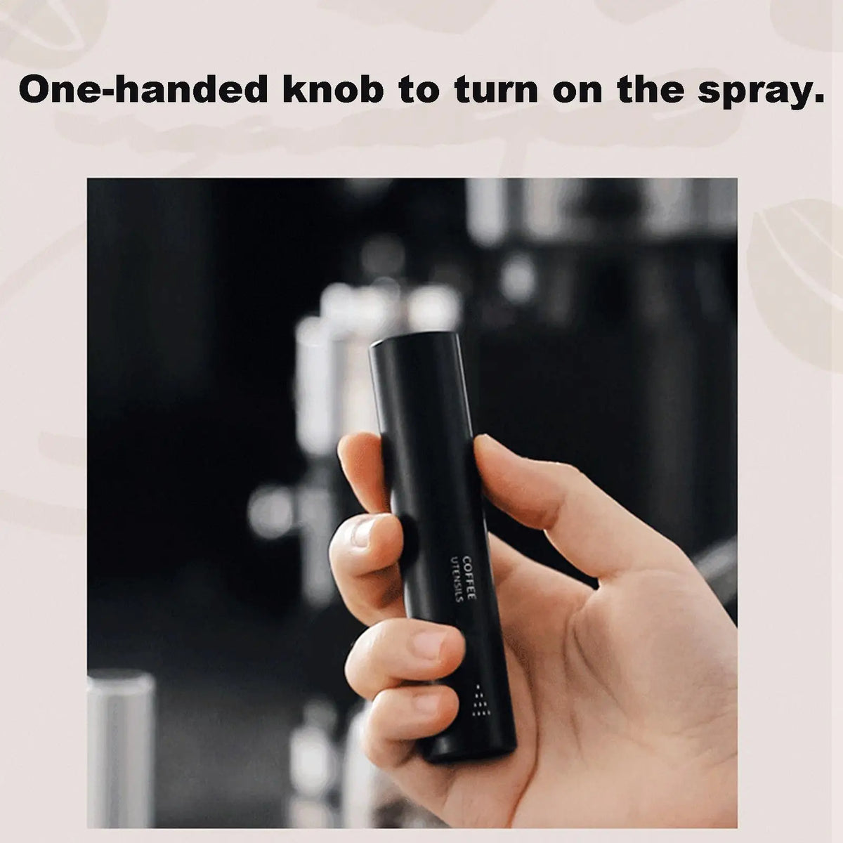 Fine Mist Coffee Bean Spray Bottle – Refillable Travel Atomizer Coffee Spray Bottle Qme