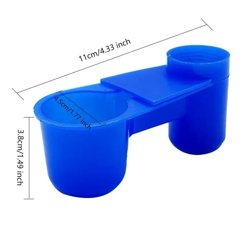 Bird & Chicken Drinker Feeder Cups for Soda Bottles – 20 Pcs Bird Drinker Feeder Qme