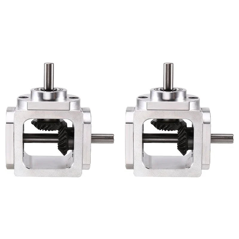 A02F-2X 90° Right Angle Bevel Gearbox | 20-Tooth Aluminum Right Angle Gearbox Qme Default Title