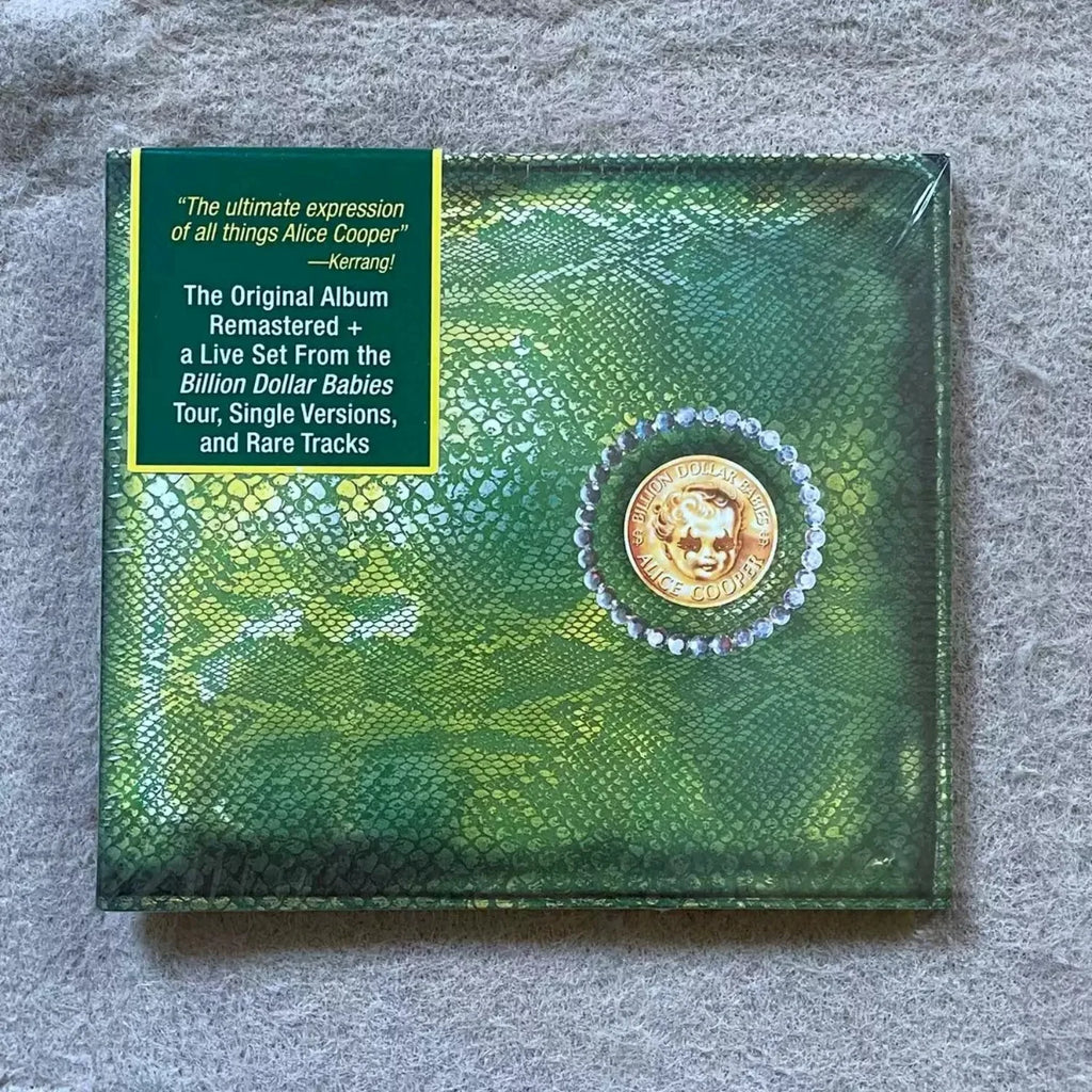 Vintage Rock Remastered Compilation CD – Snake Skin Emblem Rock Compilation CD Qme
