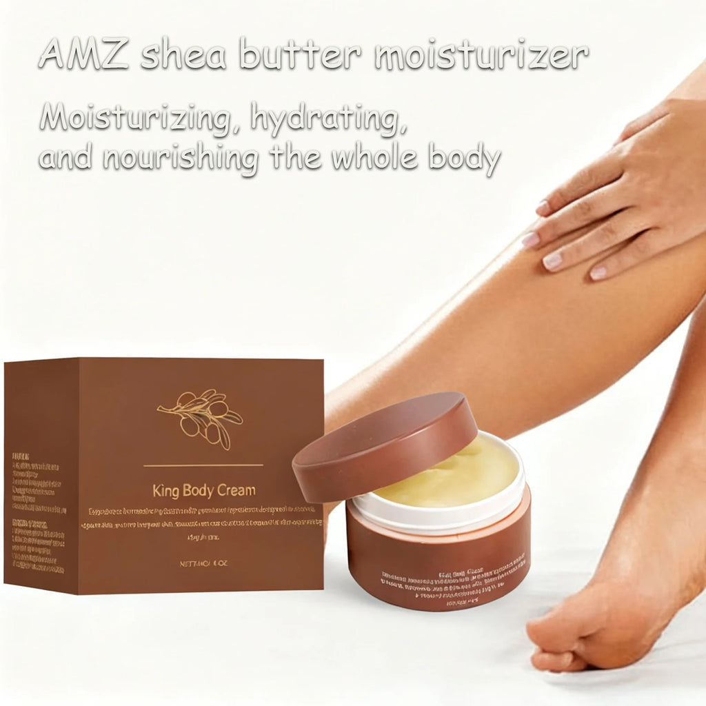 King Body Cream Triple Water-Lock Shea Sensitive Skin 114g Body Moisturizer Cream Qst