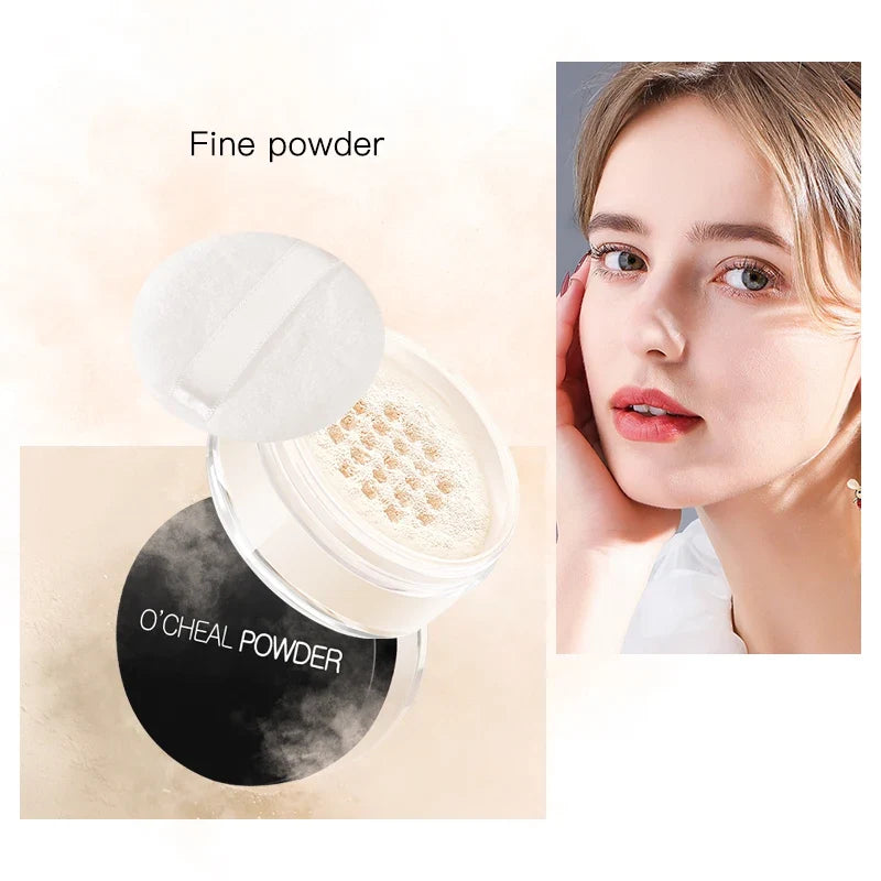 Qme Lightweight Loose Setting Powder – Waterproof & Long-Lasting Loose Setting Powder Qme