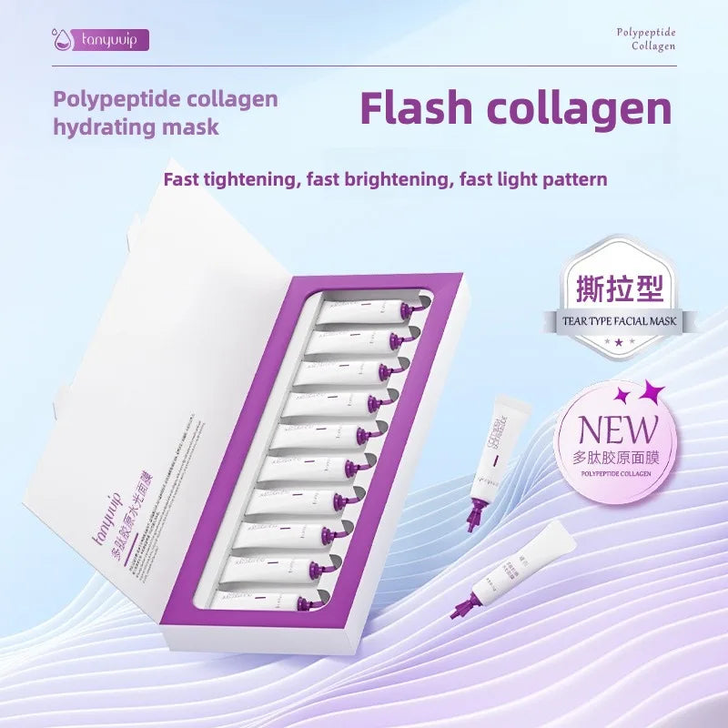 Polypeptide Collagen Hydrating Peel Mask – Brighten & Firm Hydrating Peel Mask Qst