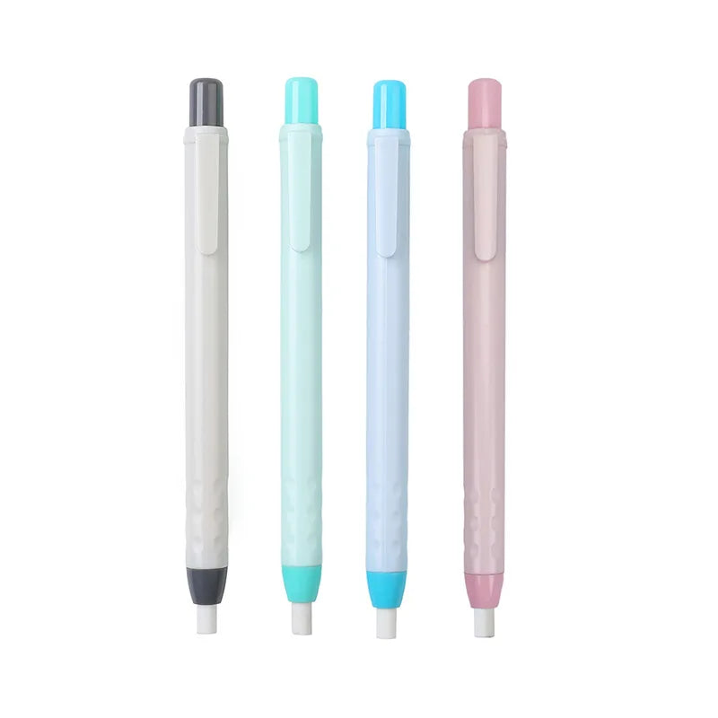 4-Pack Retractable Press Pencil Eraser Pens – School & Office Retractable Eraser Pen Qme