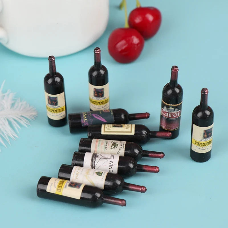 1:12 Dollhouse Miniature Wine Bottle Box Set – Doll Décor Dollhouse Miniature Qme