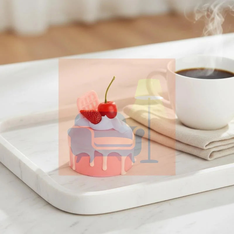 Fake Cake Simulation Prop – Realistic Food Model Decor Simulation Food Prop Qme