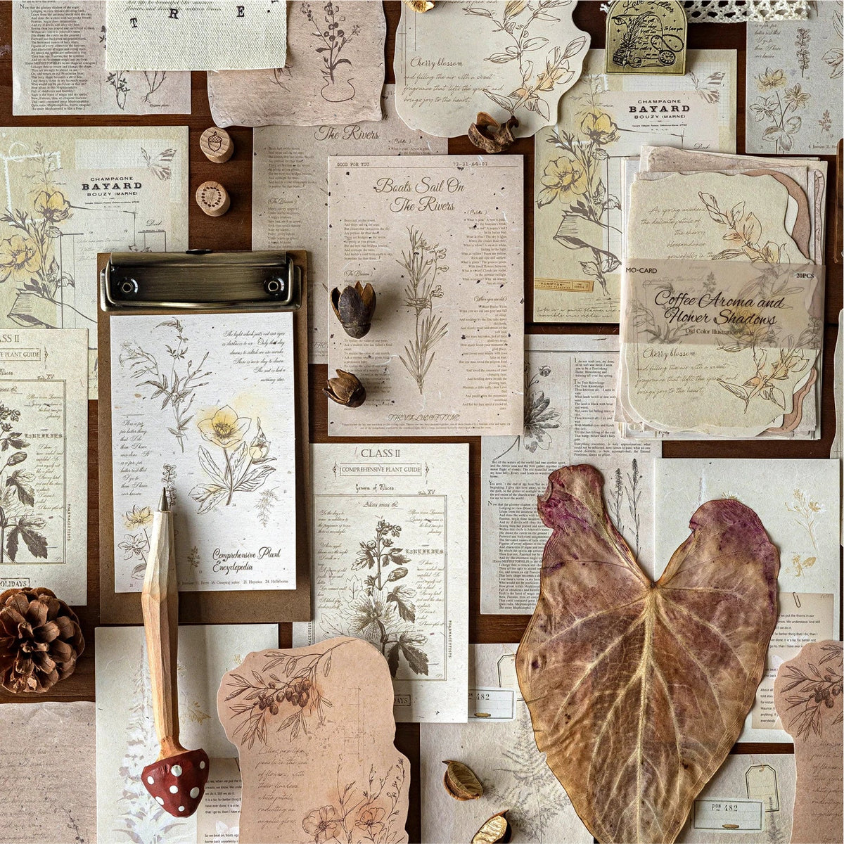 Vintage Aesthetic Scrapbooking Paper – Junk Journal Supplies Pack Scrapbooking Paper Pack Qme