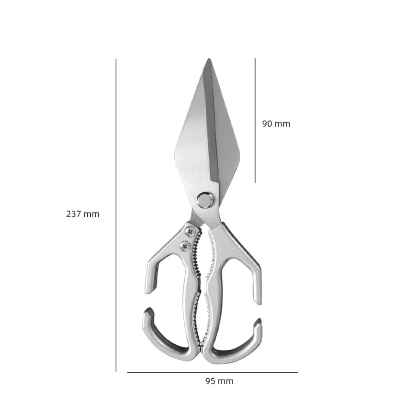 Heavy-Duty Stainless Steel Poultry Shears & Kitchen Scissors Kitchen Shears Qst
