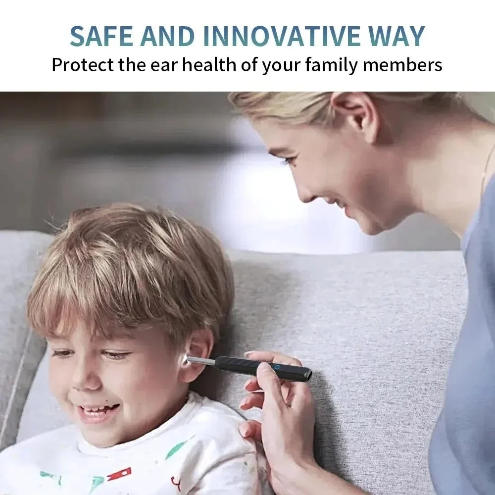 Smart Visual Ear Cleaner HD Camera WiFi USB | App-Controlled Ear Cleaning Tool Qme