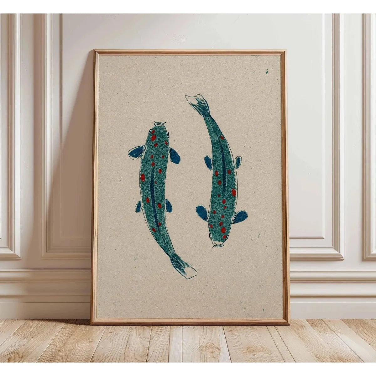 Japanese Retro Bonsai Canvas Print | Ukiyo-e Botanical Wall Art Canvas Wall Art Qst VA1479 40x60cm Unframed