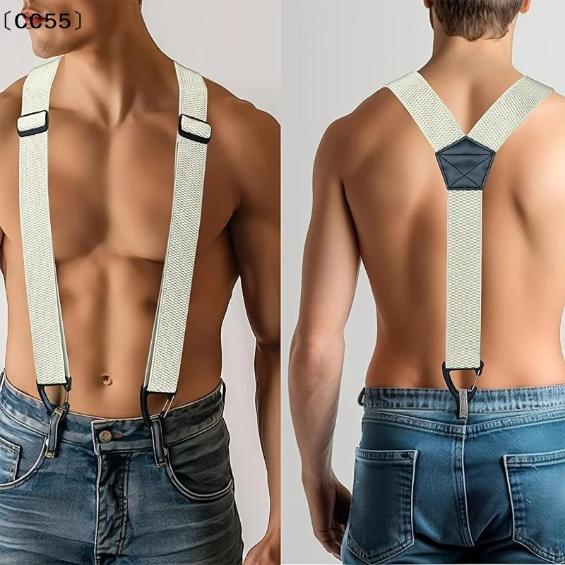 Tactical Hidden Suspenders – Heavy Duty Y-Back Work Suspenders Work Suspenders Qst