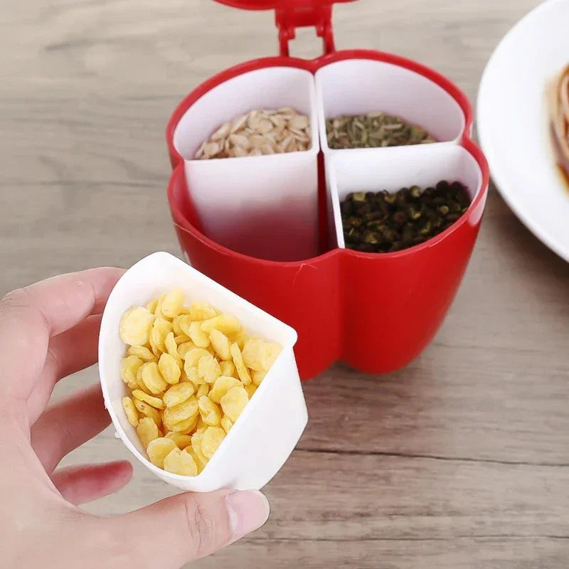 Chili-Shaped Seasoning Jar with Spoon | BBQ Spice Container Seasoning Spice Jar Qme