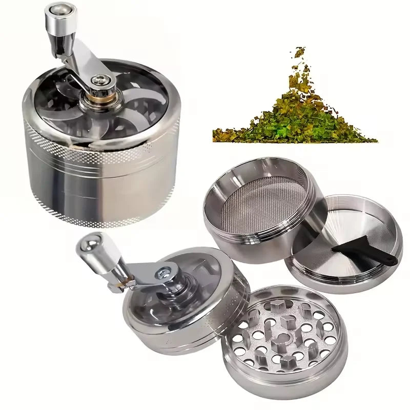 Multifunctional Spice & Coffee Hand Grinder – Stainless Steel Manual Spice Grinder Qme