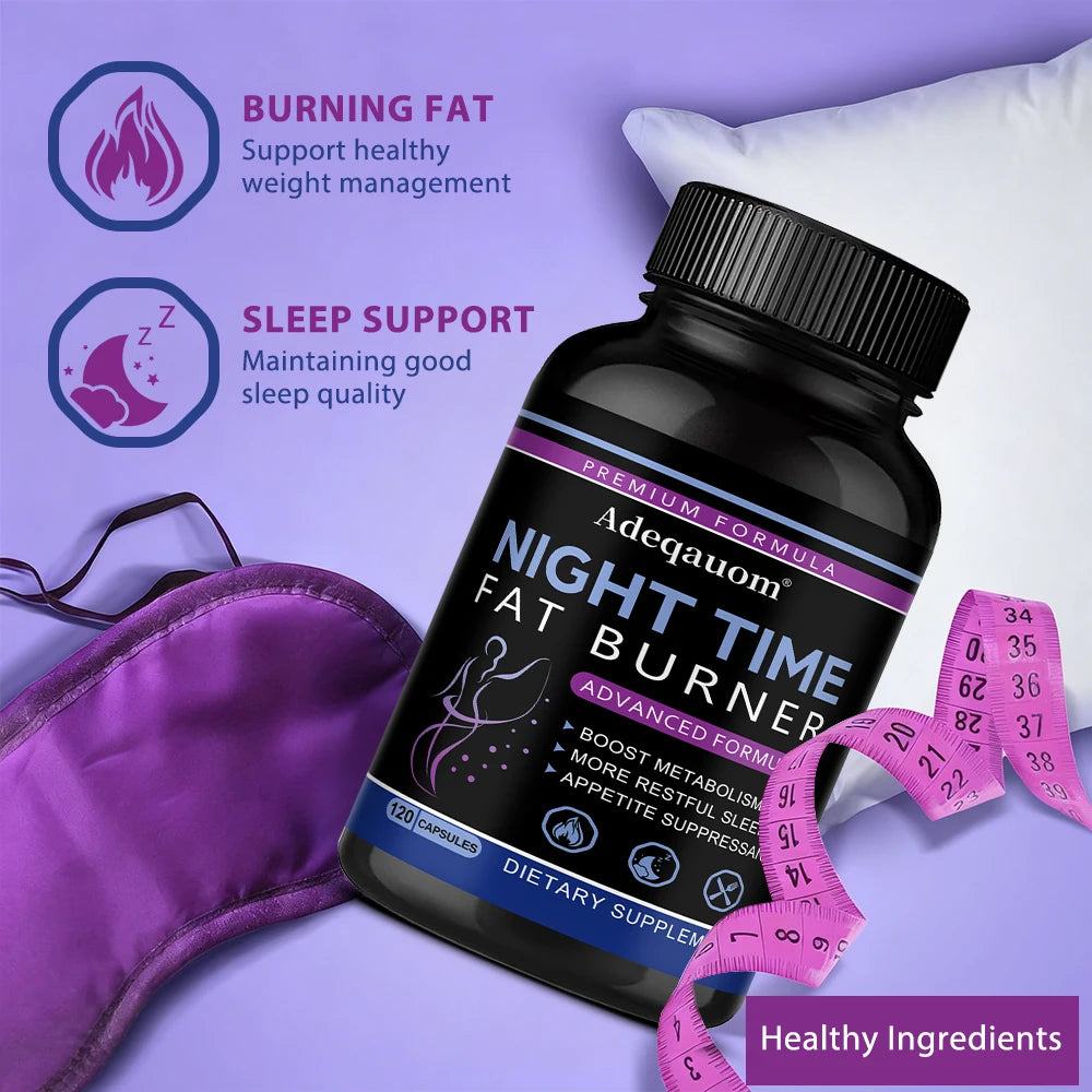 Nighttime Metabolism Support Supplement – Sleep & Weight Management Nighttime Supplement Qst
