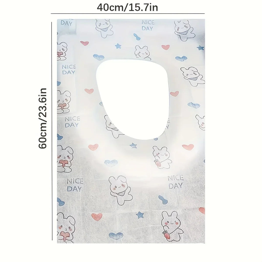 Disposable Toilet Seat Covers for Travel, Public & Airplane Use Disposable Seat Covers Qme