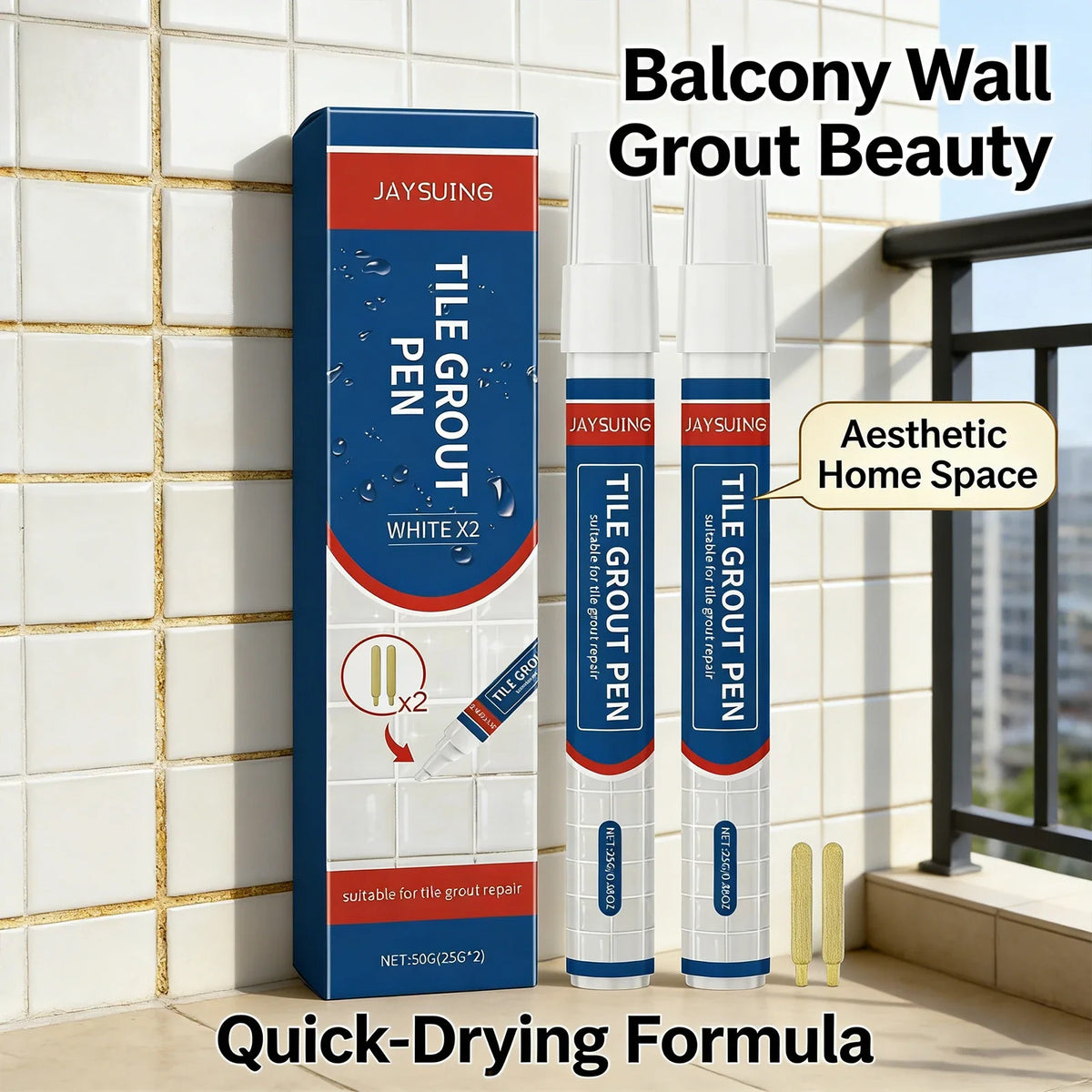 Tile Grout Pen – Waterproof Grout Coating Marker | Qme Grout Coating Pen Qme