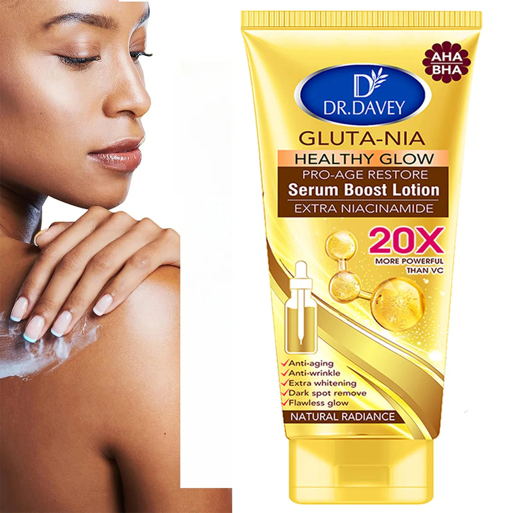 DR.DAVEY Gluta-Nia Body Lotion 300ml – Deep Moisturizing Cream Body Lotion Qst GLUTA NIA BODY LOTI