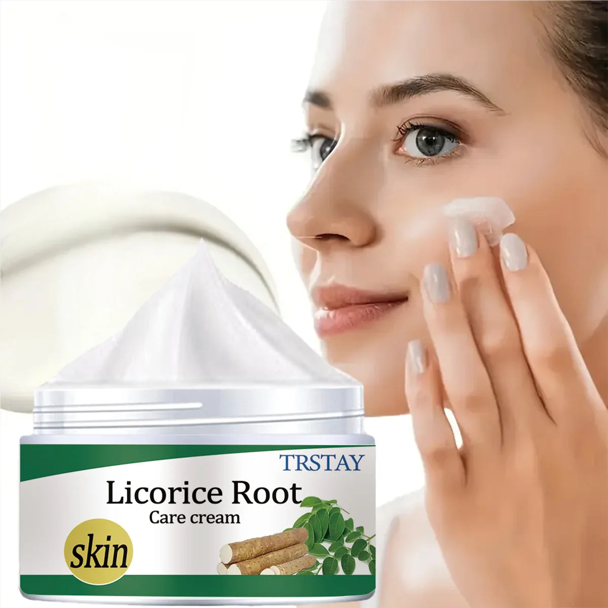 TRSTAY Licorice Root Moisturizing Face Cream – Unisex Facial Moisturizer Cream Qst