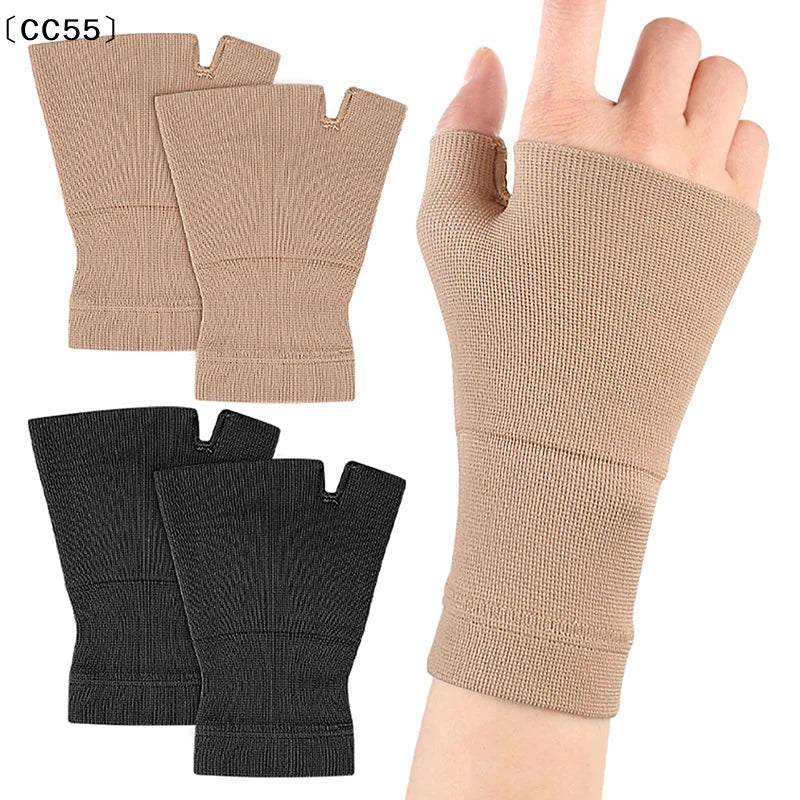 Compression Wrist & Thumb Support Brace Sleeve – 1 Pair Wrist Support Brace Qst