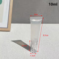 10 Refillable Cosmetic Soft Tubes – Cream, Lotion & Sunscreen Cosmetic Travel Tubes Qme 10ml