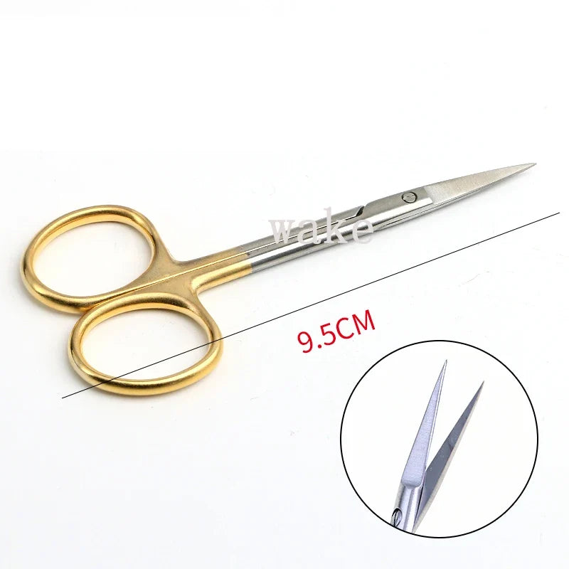 Stainless Steel Needle Holder Plier & Scissors – Straight Tip Needle Holder Plier Qme