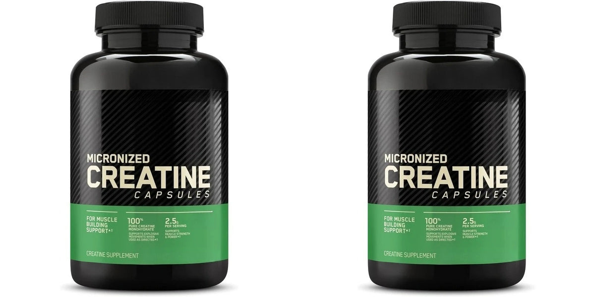 Creatine 2.5g Capsules – Muscle, Fitness & Recovery | 60ct Creatine Supplement Qst 120 Count(Pack of 2)